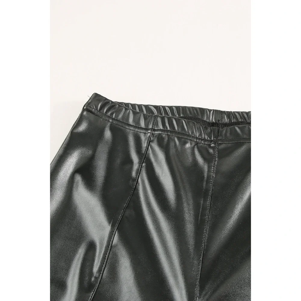 Ankle Length Seamed High Waist Skinny Fit Pants - Picture 9 of 11